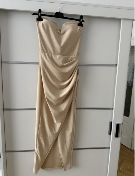 Rochie Iasmin Crystal Champagne - Img 2