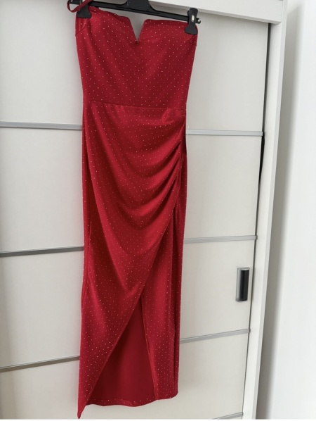 Rochie Iasmin Crystal Red