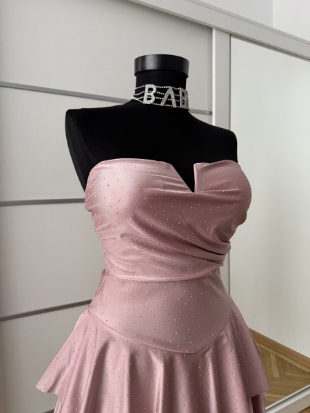 Rochie Mirabela Crystal Light Pink - Img 2