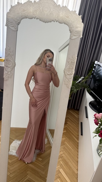Rochie Miriam Crystal Light Pink - Img 3