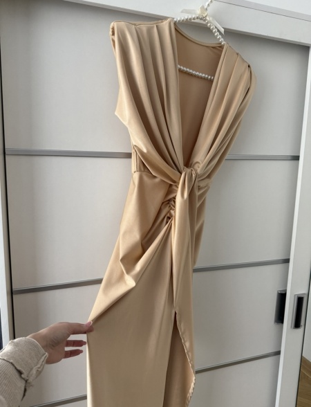 Rochie Modelatoare BELLA 2 Champagne
