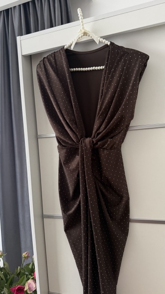Rochie Modelatoare Bella 2 Crystal Chocolate - Img 2