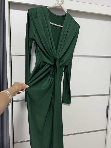 Rochie Modelatoare Bella Green - Img 3