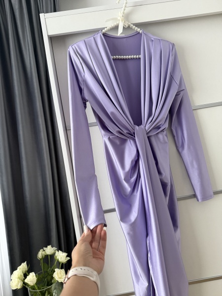 Rochie Modelatoare BELLA Lila - Img 2