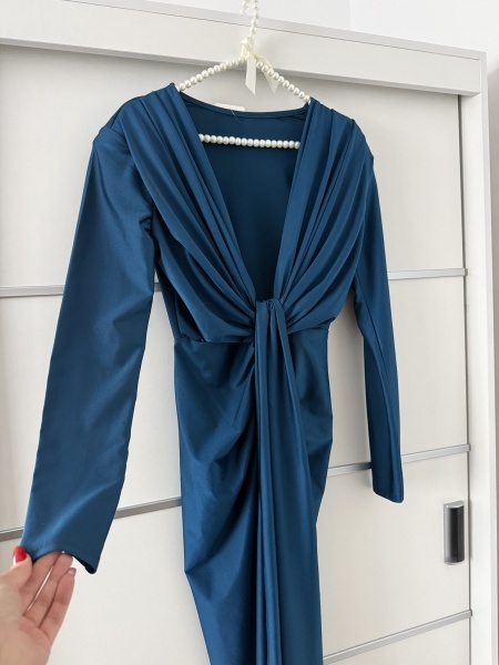 Rochie Modelatoare BELLA Night Blue - Img 4