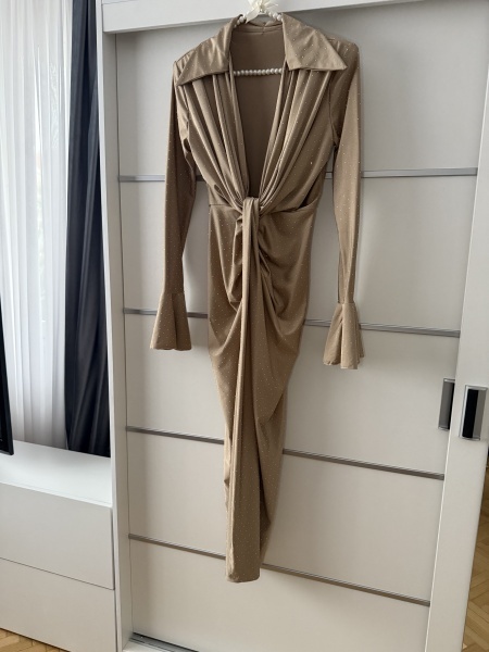 Rochie Modelatoare BELLA V Crystal Espresso - Img 4