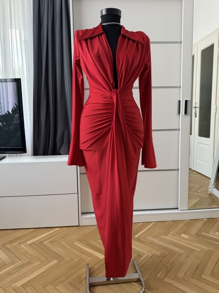 Rochie Modelatoare BELLA V Red - Img 2