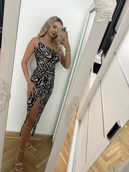 Rochie Modelatoare Laura Zebra