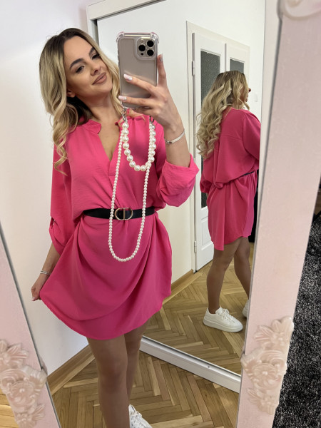 Rochie Mona+CUREA CADOU Fucsia - Img 2