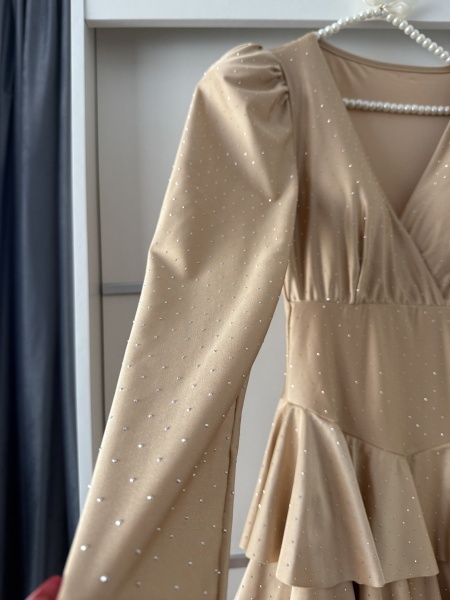 Rochie Barbie 2 Crystal Champagne - Img 2