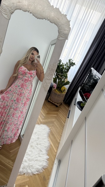 Rochie Ella Pink Flower - Img 3