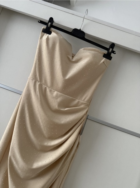 Rochie Iasmin Crystal Champagne - Img 3