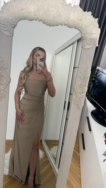 Rochie Miriam Crystal Espresso - Img 2