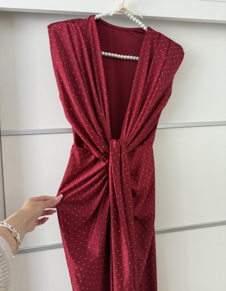 Rochie Modelatoare BELLA 2 Crystal Cherry