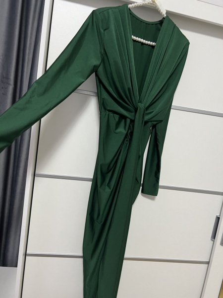 Rochie Modelatoare Bella Green - Img 4