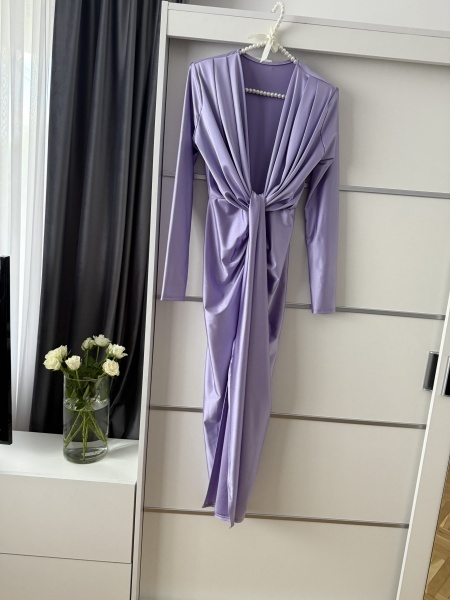 Rochie Modelatoare BELLA Lila - Img 3