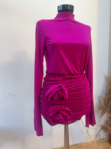Rochie Roses Fucsia - Img 2