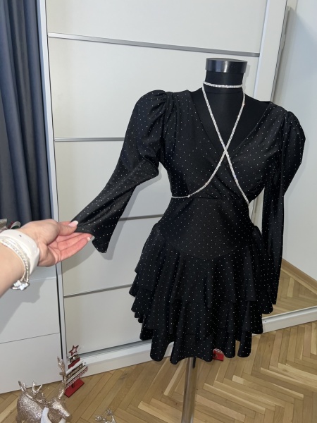 Rochie Barbie L Crystal Black - Img 3
