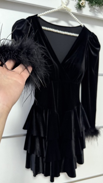 Rochie Barbie Luxury Black - Img 3