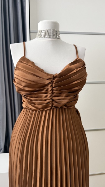 Rochie Ella Light Chocolate - Img 2