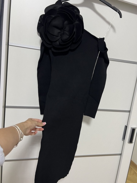 Rochie Flora Black - Img 2