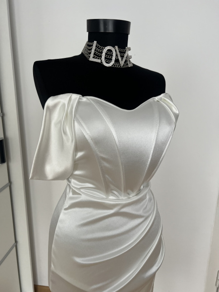 Rochie Iris Corset White - Img 2