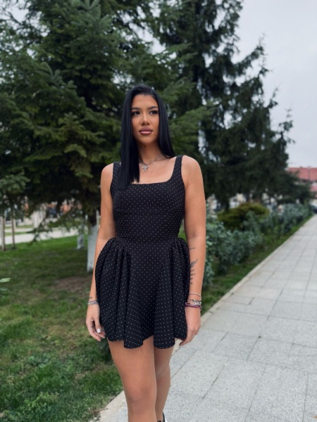 Rochie Iris Crystal Black