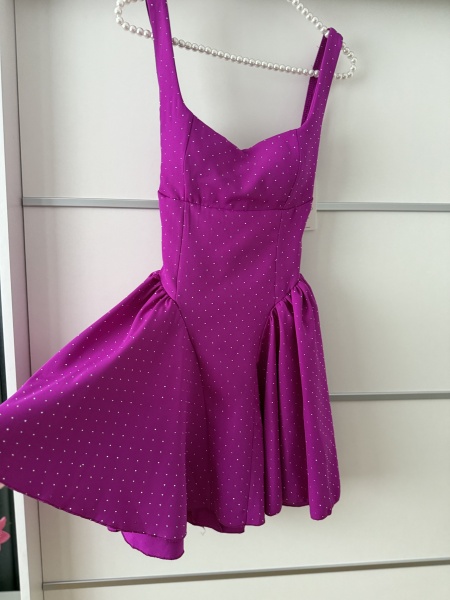 Rochie Iris Crystal Magenta