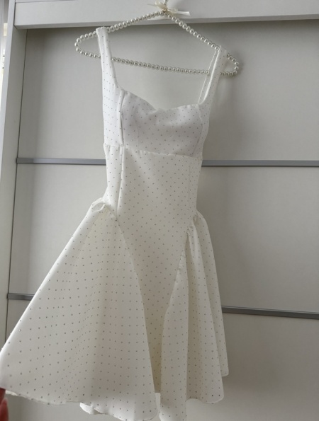 Rochie Iris Crystal White - Img 2