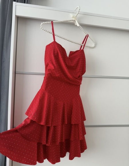 Rochie Mirabela Crystal Red