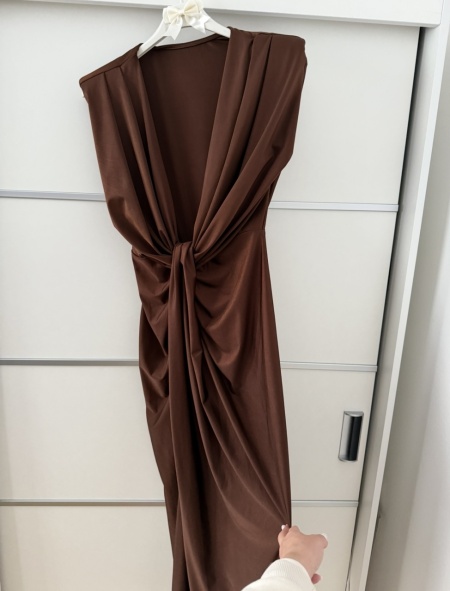 Rochie Modelatoare BELLA 2 Chocolate - Img 3
