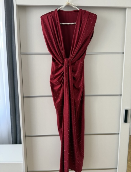 Rochie Modelatoare BELLA 2 Crystal Cherry - Img 2