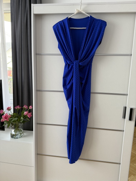 Rochie Modelatoare BELLA 2 Crystal Royal Blue