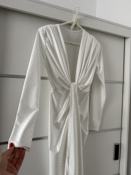 Rochie Modelatoare BELLA Crystal White