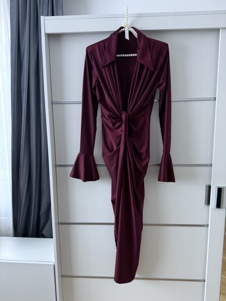Rochie Modelatoare BELLA V Burgundy - Img 2
