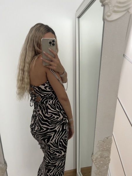 Rochie Modelatoare Laura Zebra - Img 3