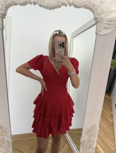 Rochie Barbie Crystal Red