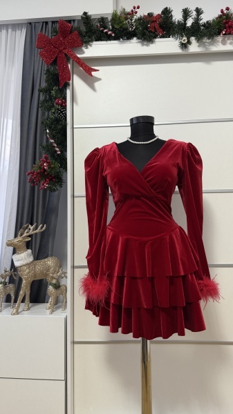 Rochie Barbie Luxury Red - Img 3