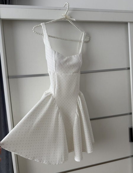 Rochie Iris Crystal White - Img 4