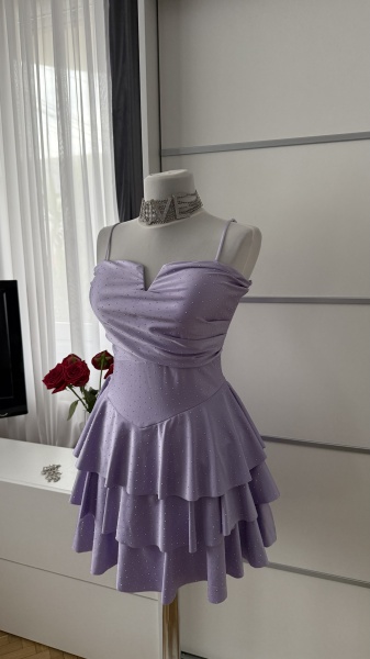 Rochie Mirabela Crystal Lila - Img 2