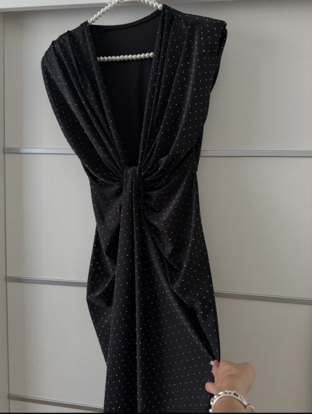 Rochie Modelatoare BELLA 2 Crystal Black - Img 2