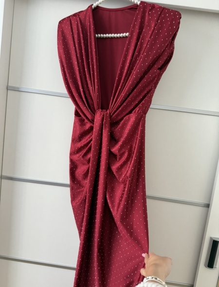 Rochie Modelatoare BELLA 2 Crystal Cherry - Img 3