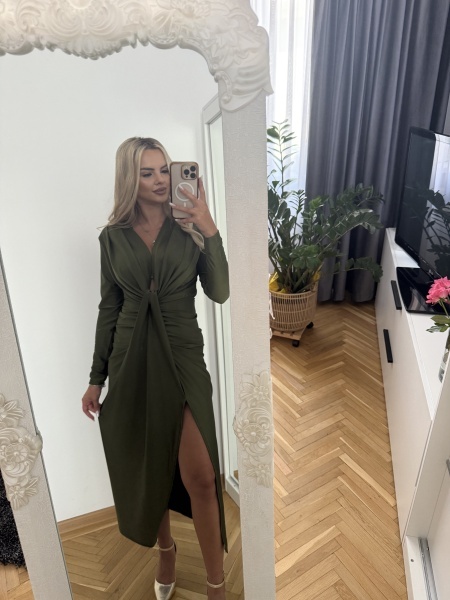 Rochie Modelatoare Bella Olive