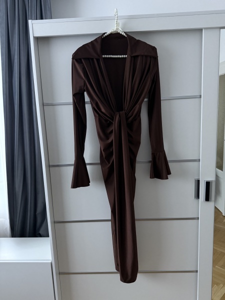 Rochie Modelatoare BELLA V Chocolate - Img 2