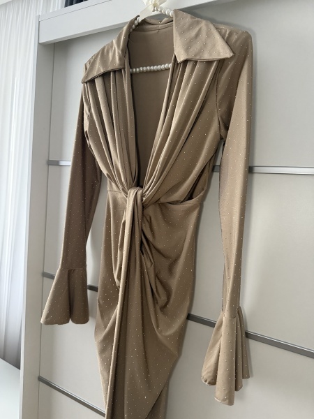 Rochie Modelatoare BELLA V Crystal Espresso - Img 5