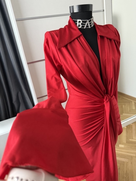 Rochie Modelatoare BELLA V Red - Img 4