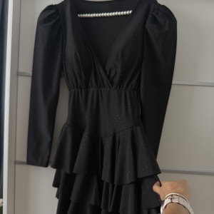 Rochie Barbie 2 Crystal Full Black