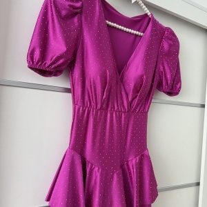 Rochie Barbie Crystal Magenta