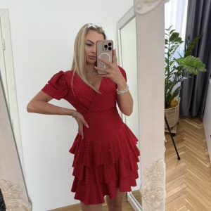 Rochie Barbie Crystal Red - Img 3
