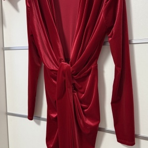 Rochie Bella Catifea Red - Img 5